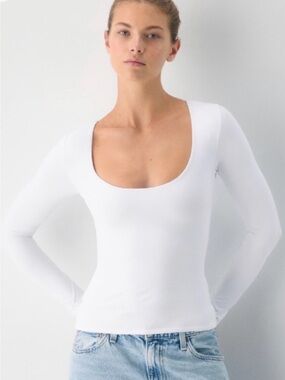 Babaton Scoop-Neck Top, Size M